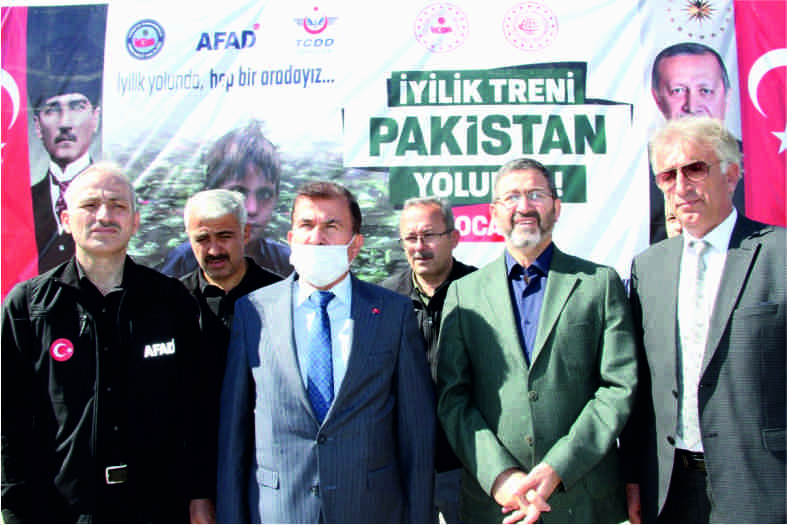 12. Seferini Yapan İyilik Treni Pakistan’daki Afetzedelere Uğurlandı