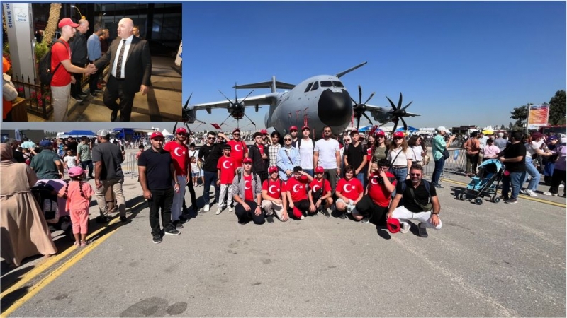 Bıyık, Darıcalı gençleri TEKNOFEST’e uğurladı