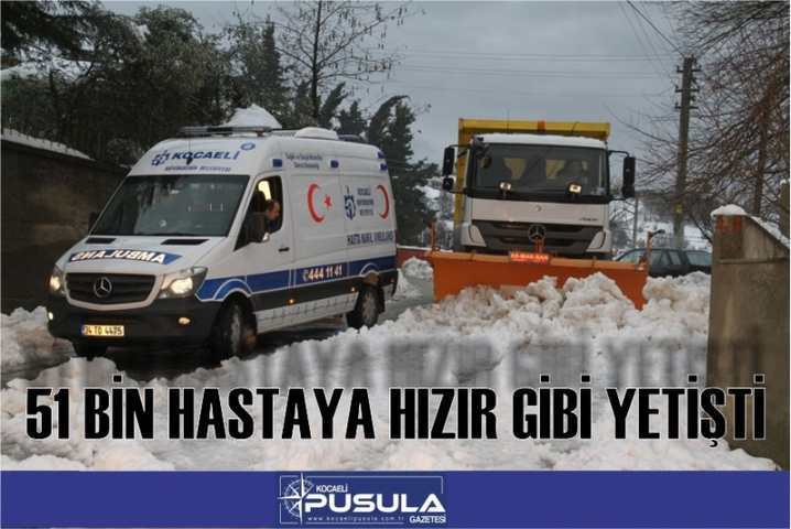 Büyükşehir 2016’da 51 Bin Hastaya Hızır Gibi Yetişti