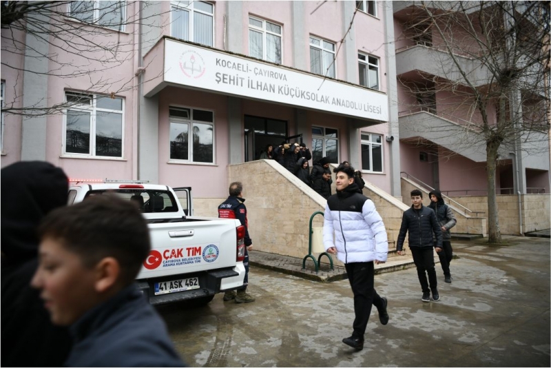 ÇAK-TİM’den okullarda afet farkındalık eğitimi