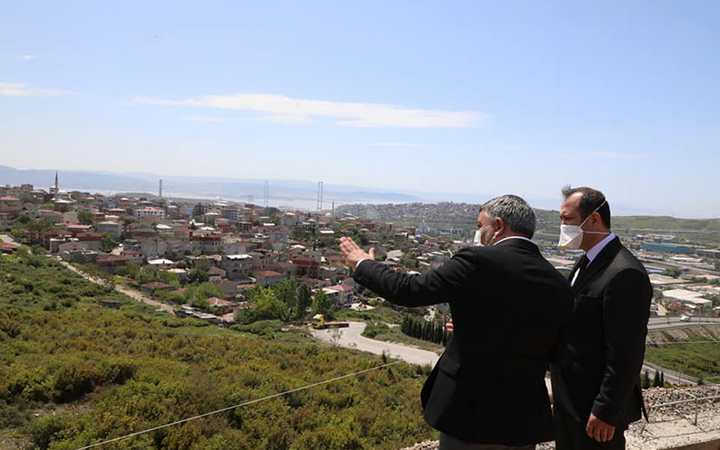 Çakmak ve Şayir, Seyir Terası projesini incelediler