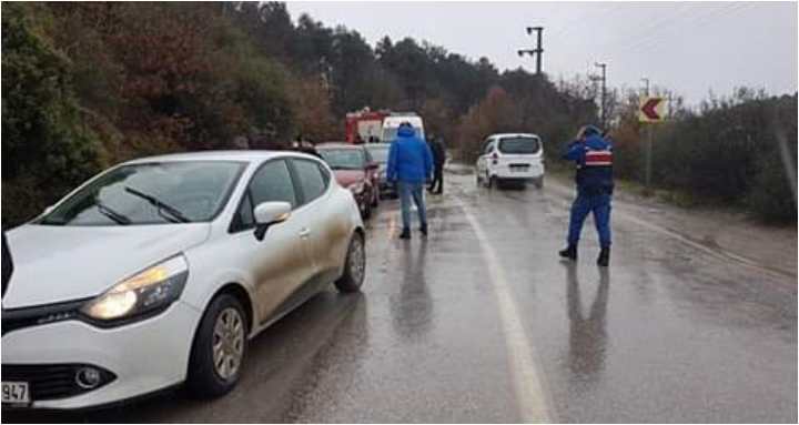 DÖRT ARAÇ YOLDAN ÇIKTI!