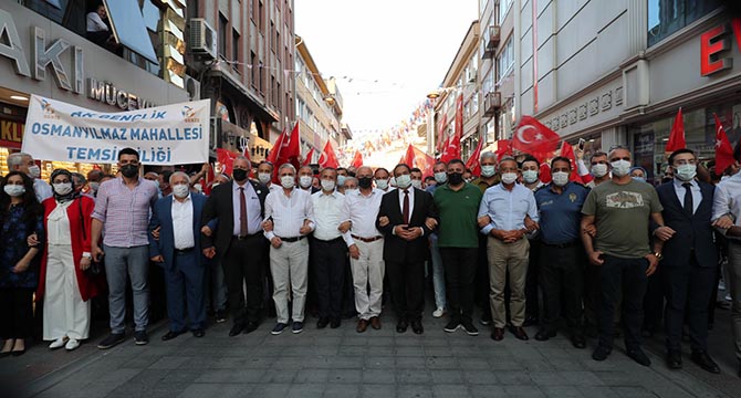 Gebze’de 15 Temmuz coşkusu