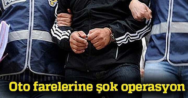 Gebze'de Oto fareleri yakalandı