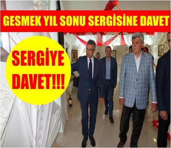 GESMEK YIL SONU SERGİSİNE DAVET