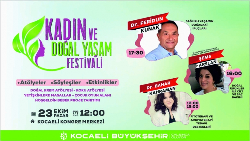 Kadın ve Doğal Yaşam Festivali başlıyor