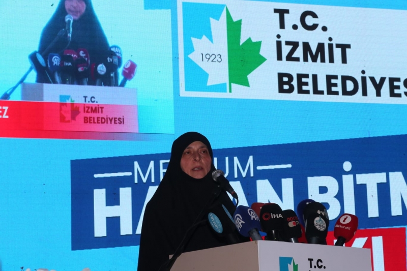 Merhum Milletvekili Hasan Bitmez’in eşi Safiye Bitmez’den tüm İzmitlilere teşekkür