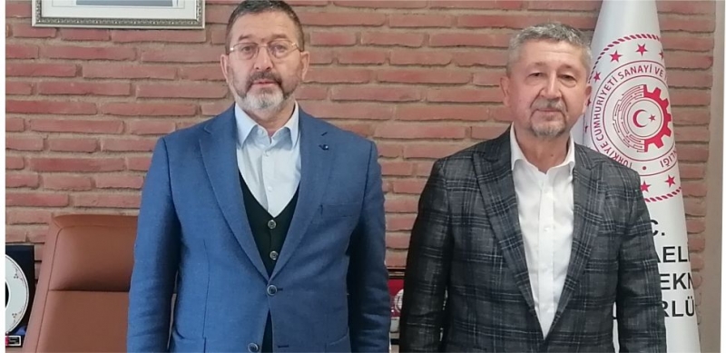  Şükür, Kocaeli Sanayi ve Teknoloji il müdürünü ziyaret etti