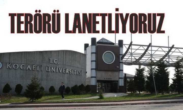 TERÖRÜ LANETLİYORUZ