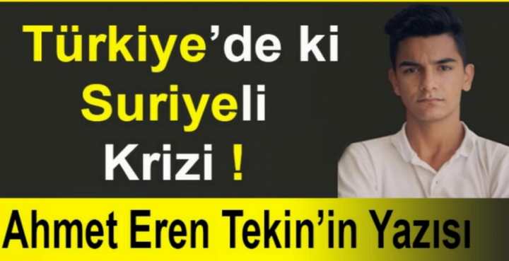 Türkiye'de ki Suriye'li Krizi 