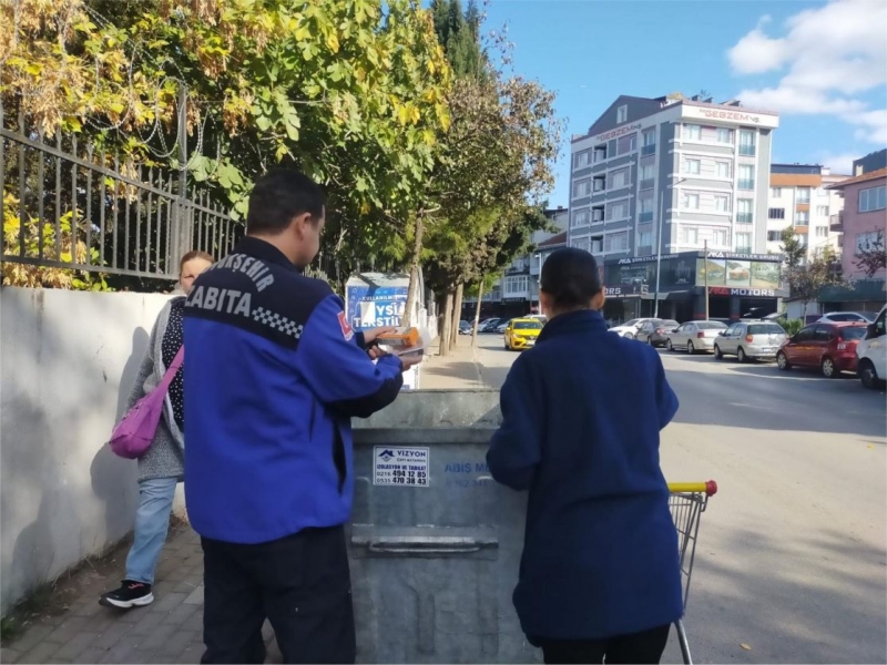 zabıta bozuk ürünleri imha etti