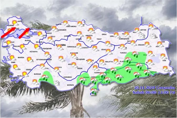 Meteoroloji'den 20 Kasım raporu...