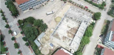 Orhangazi Spor Salonu'nun çatısı kaplanacak