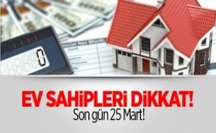 Ev sahiplerine vergi uyarısı yapıldı