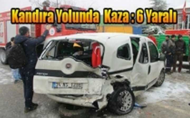 Kazada Yaralandılar