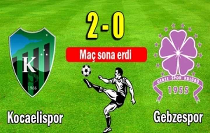 Kocaelispor: 2 Gebzespor:0