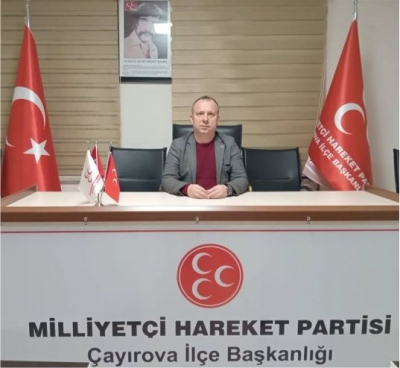 MHP ÇAYIROVA İLÇE BAŞKANI ÖZDEMİR GAZETECİLER GÜNÜNÜ KUTLADI 