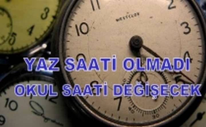 Saatler Değişmeyecek