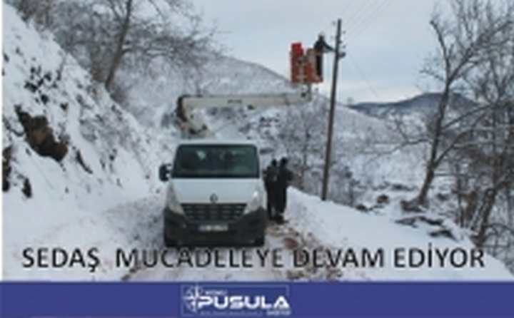 SEDAŞ SAHADA MÜCADELEYE DEVAM EDİYOR