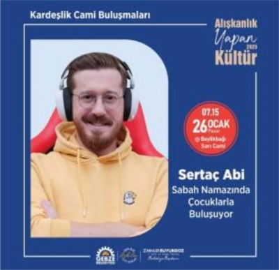 “Sertaç Abi” Gebzeli Çocuklarla Buluşmaya Geliyor